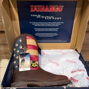 Durango Rebel Patriotic Leather Steel Toe Boots